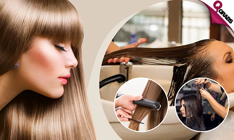 Nano Keratin Hair Straightening Treatment + Hair Trim!